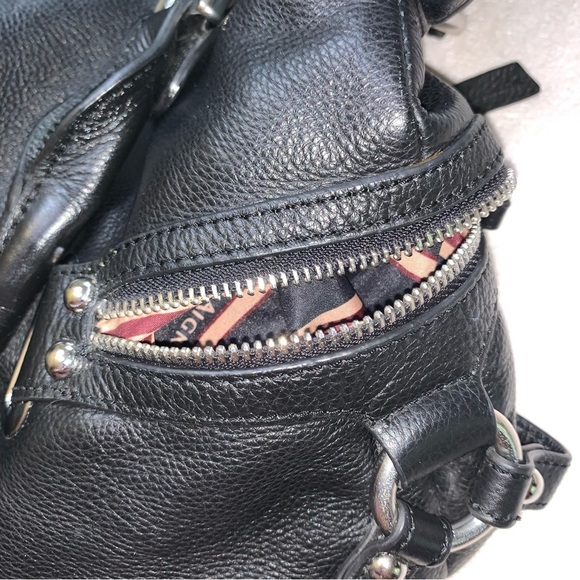 Vintage Etienne Aigner Heavy High Quality Black Leather Satchel Shoulder bag - Picture 10 of 17